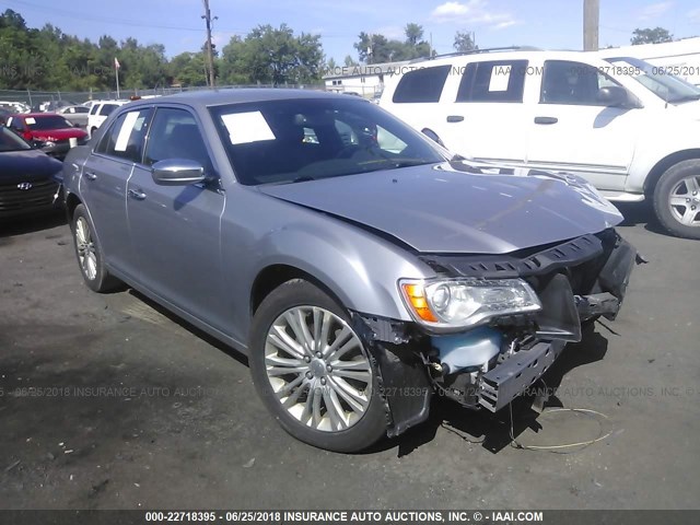 2C3CCAKT7EH109340 - 2014 CHRYSLER 300C SILVER photo 1