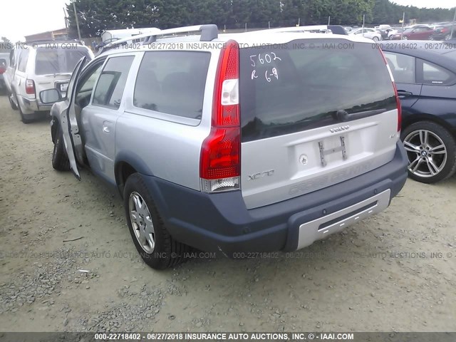 YV4SZ592861218963 - 2006 VOLVO XC70 SILVER photo 3