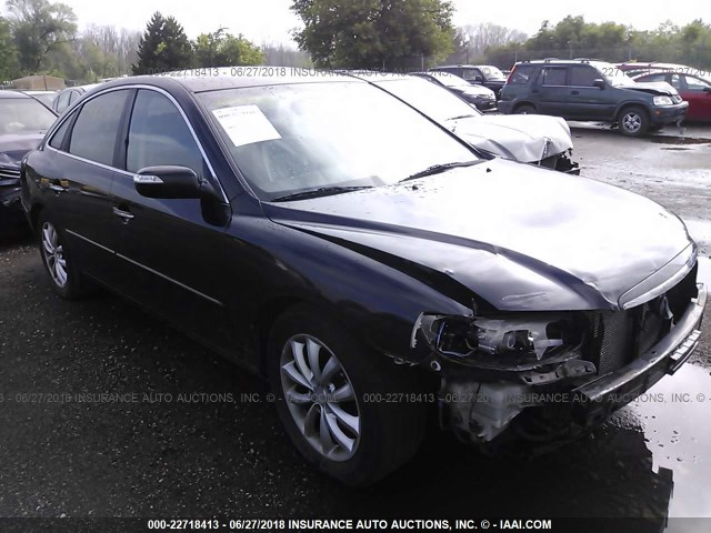 KMHFC46F28A289453 - 2008 HYUNDAI AZERA SE/LIMITED BLACK photo 1