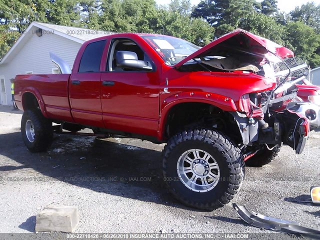 3D7KU28CX4G238954 - 2004 DODGE RAM 2500 ST/SLT 红色 照片 1