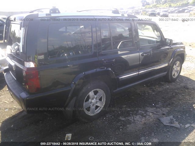 1J8HG58N18C163366 - 2008 JEEP COMMANDER LIMITED BLACK photo 4