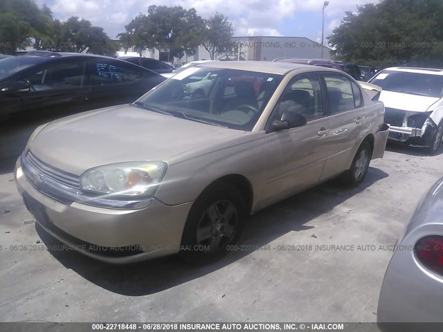 1G1ZT52875F297411 - 2005 CHEVROLET MALIBU LS 棕色 照片 2