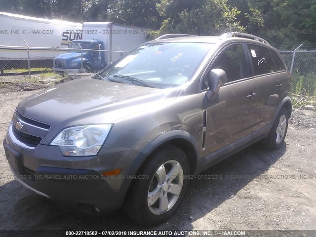 3GNAL2EK2CS600704 - 2012 CHEVROLET CAPTIVA SPORT/LS BROWN photo 2