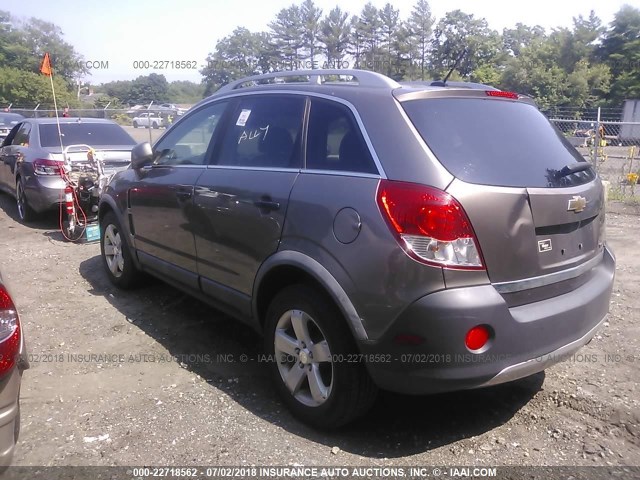 3GNAL2EK2CS600704 - 2012 CHEVROLET CAPTIVA SPORT/LS BROWN photo 3