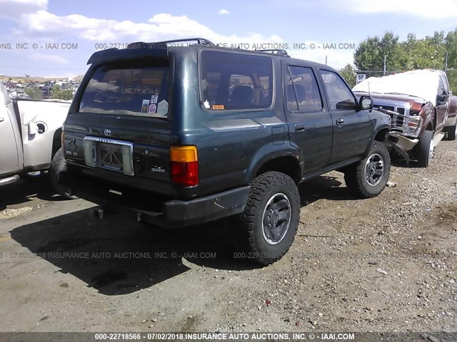 JT3VN39W7R8063535 - 1994 TOYOTA 4RUNNER VN39 SR5 GREEN photo 4