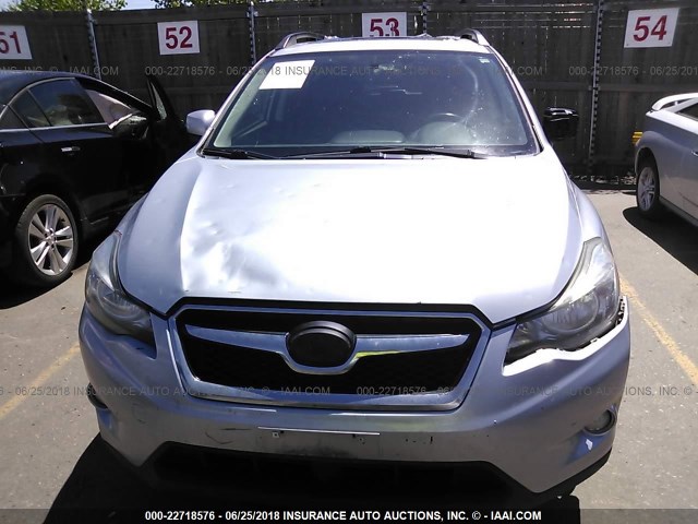 JF2GPAKCXD2875377 - 2013 SUBARU XV CROSSTREK 2.0 LIMITED SILVER photo 6