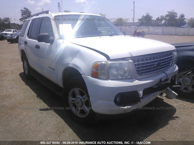 1FMZU73K85ZA61077 - 2005 FORD EXPLORER XLT/XLT SPORT/NBX WHITE photo 1