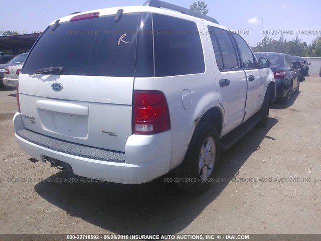 1FMZU73K85ZA61077 - 2005 FORD EXPLORER XLT/XLT SPORT/NBX 白色 照片 4