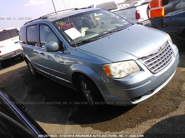 2A8HR54119R661038 - 2009 CHRYSLER TOWN & COUNTRY TOURING Light Blue photo 1