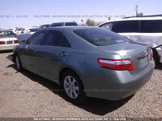 4T1BE46K47U724654 - 2007 TOYOTA CAMRY NEW GENERAT CE/LE/XLE/SE GREEN photo 3
