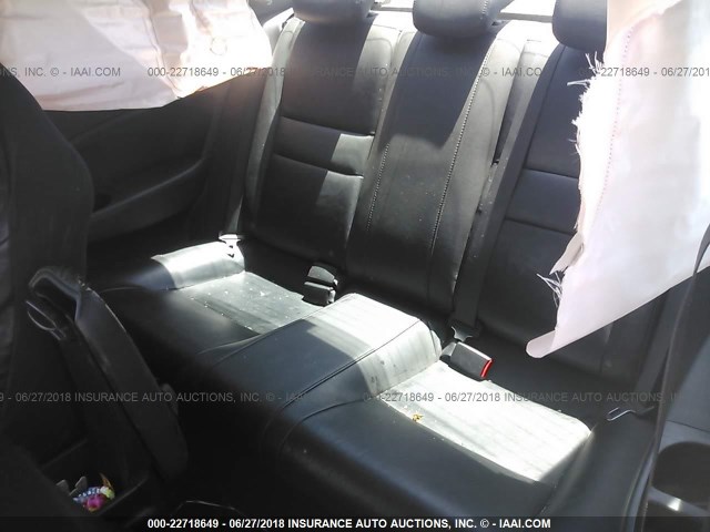 2HGFG1B93AH502622 - 2010 HONDA CIVIC EXL შავი ფოტო 8