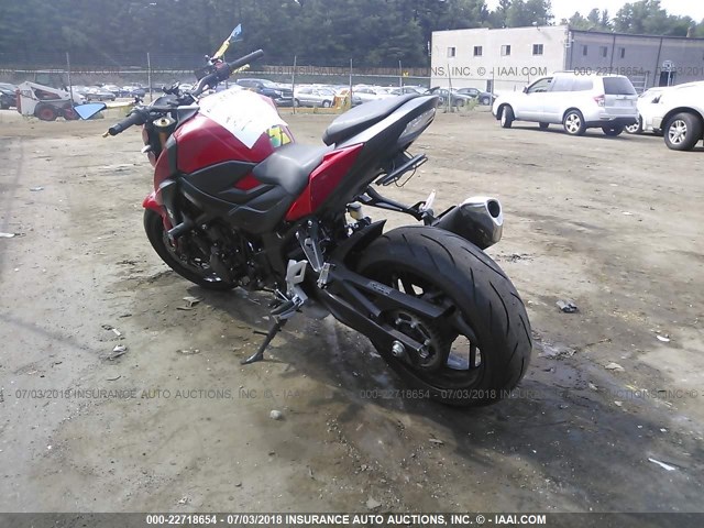 JS1C533B8J2100327 - 2018 SUZUKI GSX-S750 RED photo 3