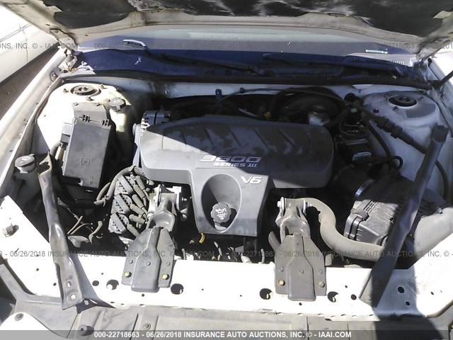 2G2WS522041141133 - 2004 PONTIAC GRAND PRIX GT2 WHITE photo 10