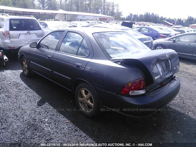 3N1AB51A43L730975 - 2003 NISSAN SENTRA SE-R LIMITED BLACK photo 3