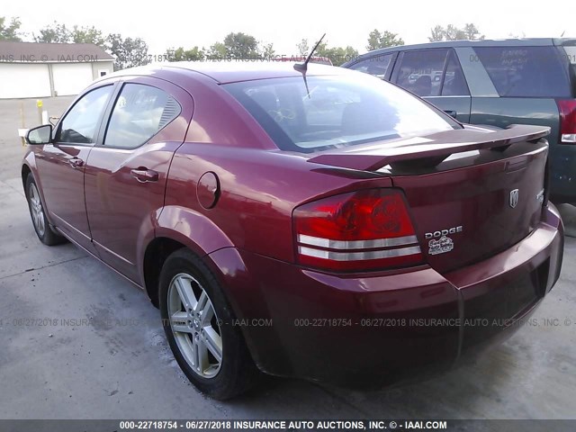 1B3CC5FB0AN164901 - 2010 DODGE AVENGER R/T RED photo 3