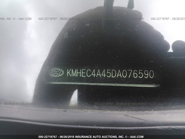 KMHEC4A45DA076590 - 2013 HYUNDAI SONATA HYBRID SILVER photo 9