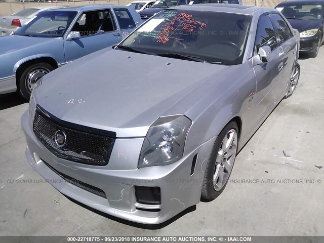 1G6DN56S850112483 - 2005 CADILLAC CTS-V SILVER photo 2