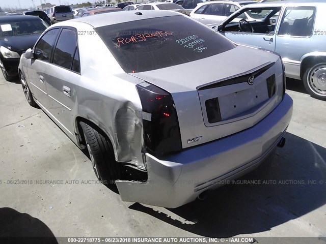 1G6DN56S850112483 - 2005 CADILLAC CTS-V SILVER photo 3