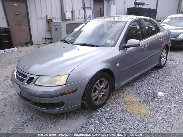 YS3FD49Y661130455 - 2006 SAAB 9-3 GRAY photo 2