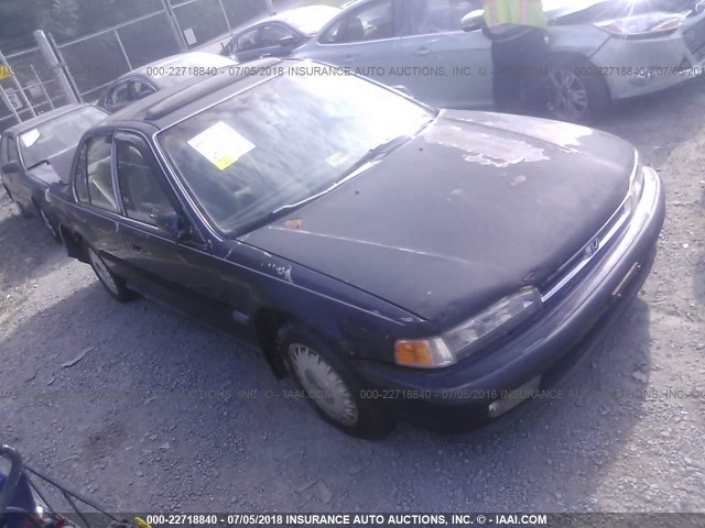 1HGCB7668LA081468 - 1990 HONDA ACCORD EX/EX-R Dark Blue photo 1