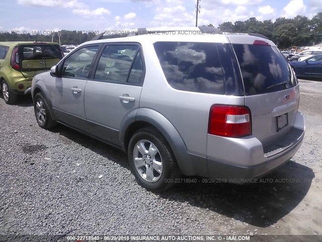 1FMZK02116GA52093 - 2006 FORD FREESTYLE SEL SILVER photo 3