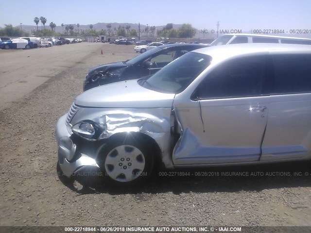 3C4FY58B35T505207 - 2005 CHRYSLER PT CRUISER TOURING SILVER photo 6