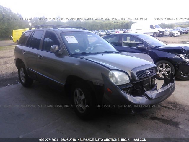 KM8SC73D74U846367 - 2004 HYUNDAI SANTA FE GLS/LX GOLD photo 1