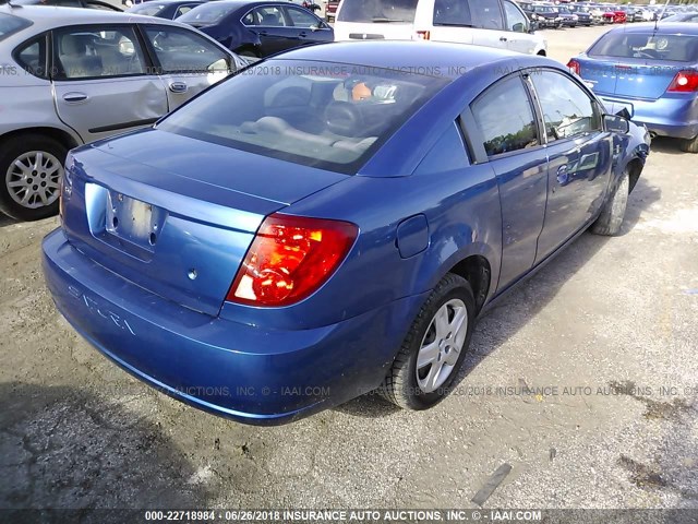 1G8AN15FX6Z165965 - 2006 SATURN ION LEVEL 2 Mavi foto 4