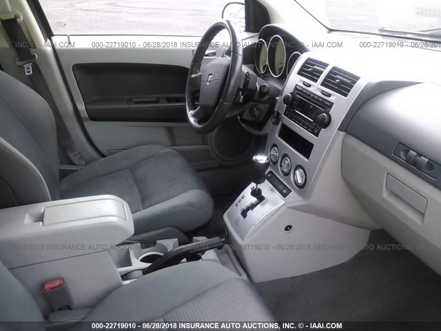 1B3HB78K37D198850 - 2007 DODGE CALIBER R/T WHITE photo 5