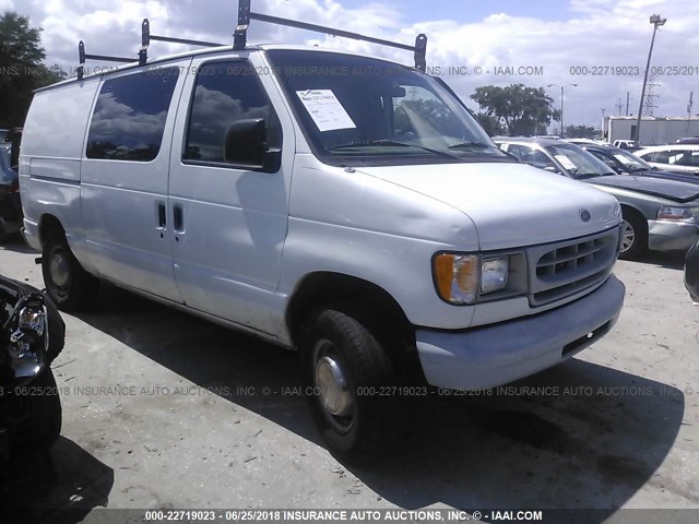 1FTNE2424WHB83220 - 1998 FORD ECONOLINE E250 VAN WHITE photo 1