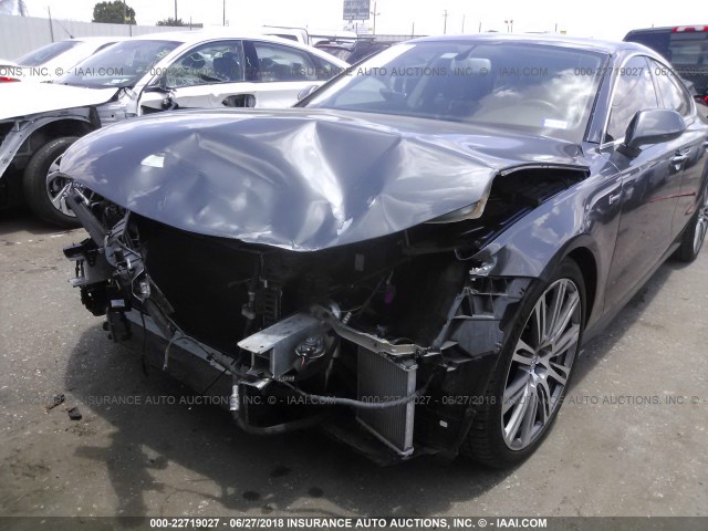 WAU2GAFC3DN064891 - 2013 AUDI A7 PRESTIGE GRAY photo 6