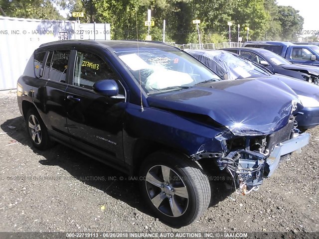 1C4NJDEB2GD573599 - 2016 JEEP COMPASS LATITUDE 深蓝色 照片 1