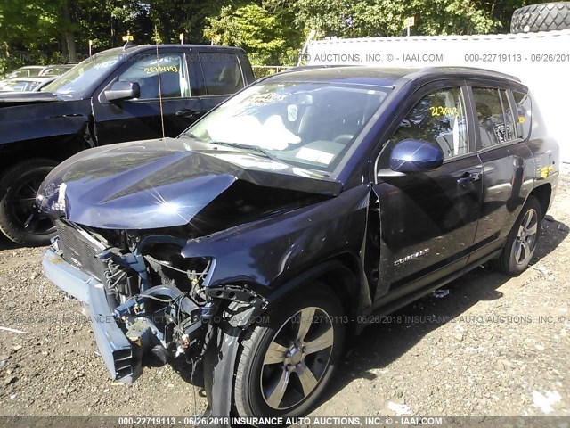 1C4NJDEB2GD573599 - 2016 JEEP COMPASS LATITUDE 深蓝色 照片 2