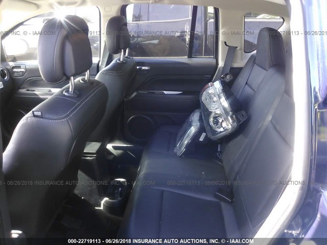 1C4NJDEB2GD573599 - 2016 JEEP COMPASS LATITUDE 深蓝色 照片 8