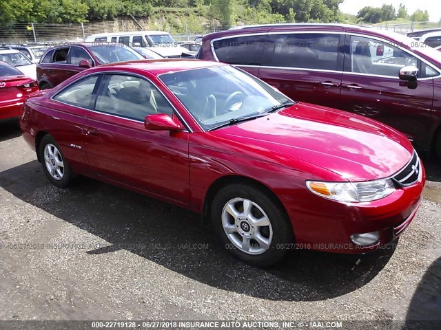 2T1CF22P8YC263324 - 2000 TOYOTA CAMRY SOLARA SE/SLE RED photo 1