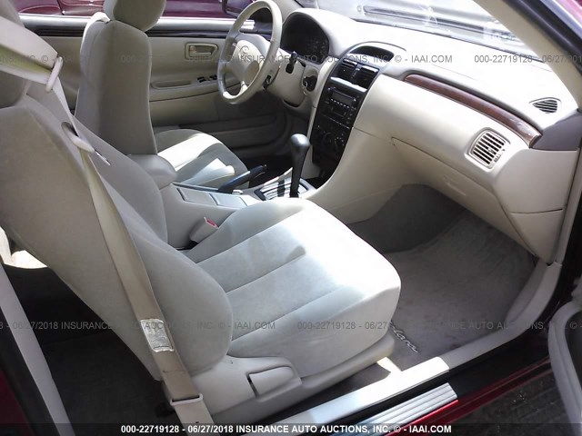 2T1CF22P8YC263324 - 2000 TOYOTA CAMRY SOLARA SE/SLE წითელი ფოტო 5