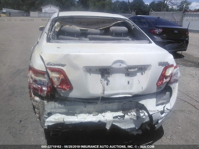 JTNBK46K373020752 - 2007 TOYOTA CAMRY NEW GENERAT LE/XLE/SE WHITE photo 6