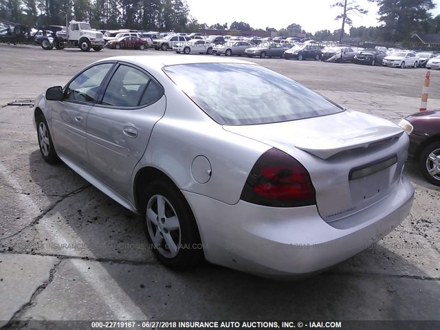 2G2WP552681113890 - 2008 PONTIAC GRAND PRIX SILVER photo 3