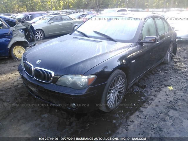 WBAHL83528DT14184 - 2008 BMW 750 I BLACK photo 2