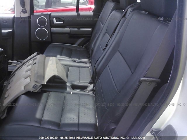 SALAE25465A345962 - 2005 LAND ROVER LR3 SE SILVER photo 8