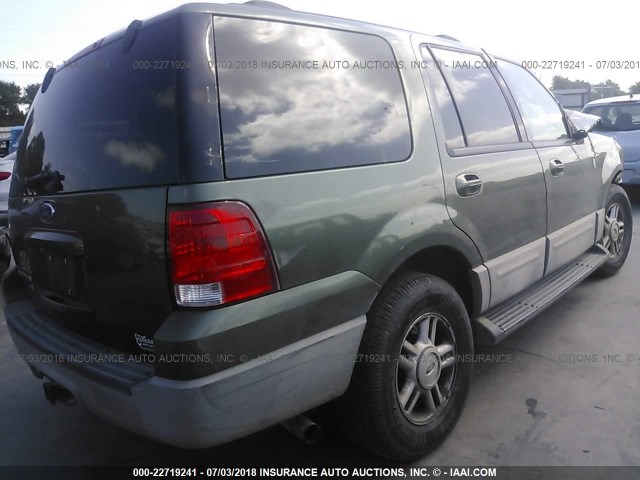 1FMRU15W33LC40690 - 2003 FORD EXPEDITION XLT GREEN photo 4