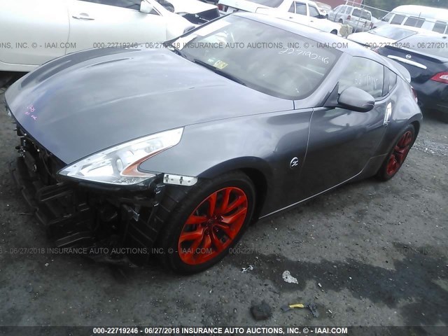 JN1AZ4EH9EM634328 - 2014 NISSAN 370Z TOURING/NISMO GRAY photo 2