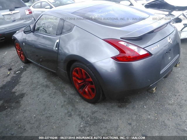 JN1AZ4EH9EM634328 - 2014 NISSAN 370Z TOURING/NISMO GRAY photo 3