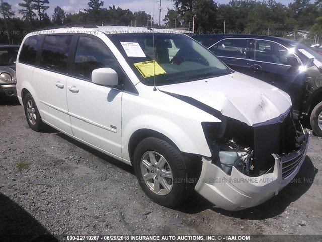 2A8HR54P78R769201 - 2008 CHRYSLER TOWN & COUNTRY TOURING WHITE photo 1