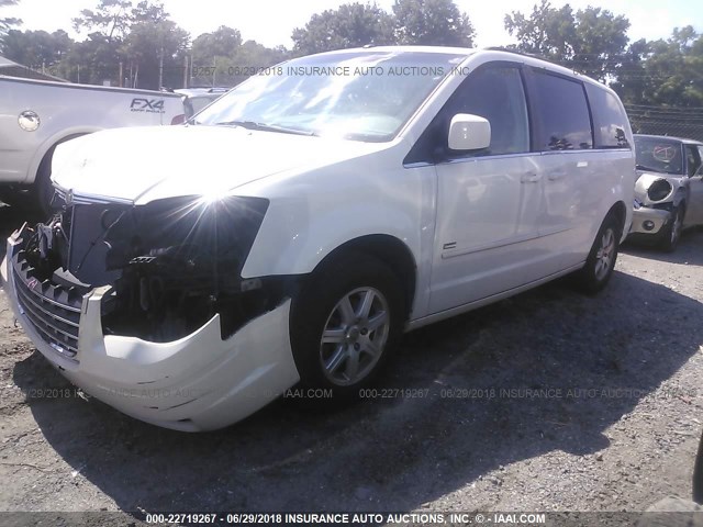 2A8HR54P78R769201 - 2008 CHRYSLER TOWN & COUNTRY TOURING WHITE photo 2