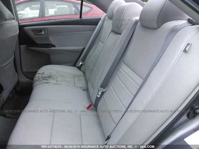 4T1BF1FK3GU515255 - 2016 TOYOTA CAMRY LE/XLE/SE/XSE GRAY photo 8