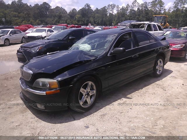 1LNHM86S52Y703771 - 2002 LINCOLN LS BLACK photo 2