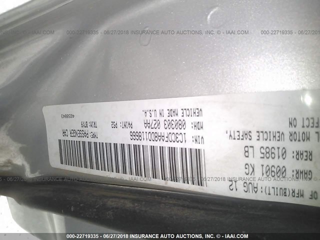 1C3CDFAA8DD118666 - 2013 DODGE DART SE/AERO SILVER photo 9