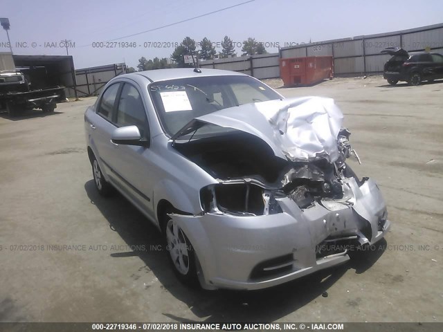 KL1TD5DE1BB183668 - 2011 CHEVROLET AVEO LS/LT 银色 照片 1