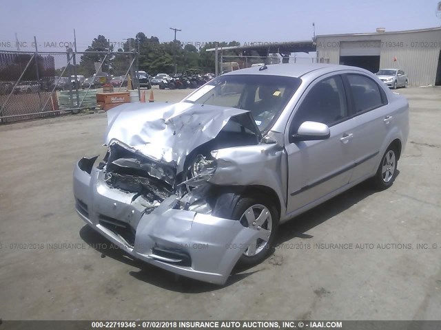 KL1TD5DE1BB183668 - 2011 CHEVROLET AVEO LS/LT SILVER photo 2